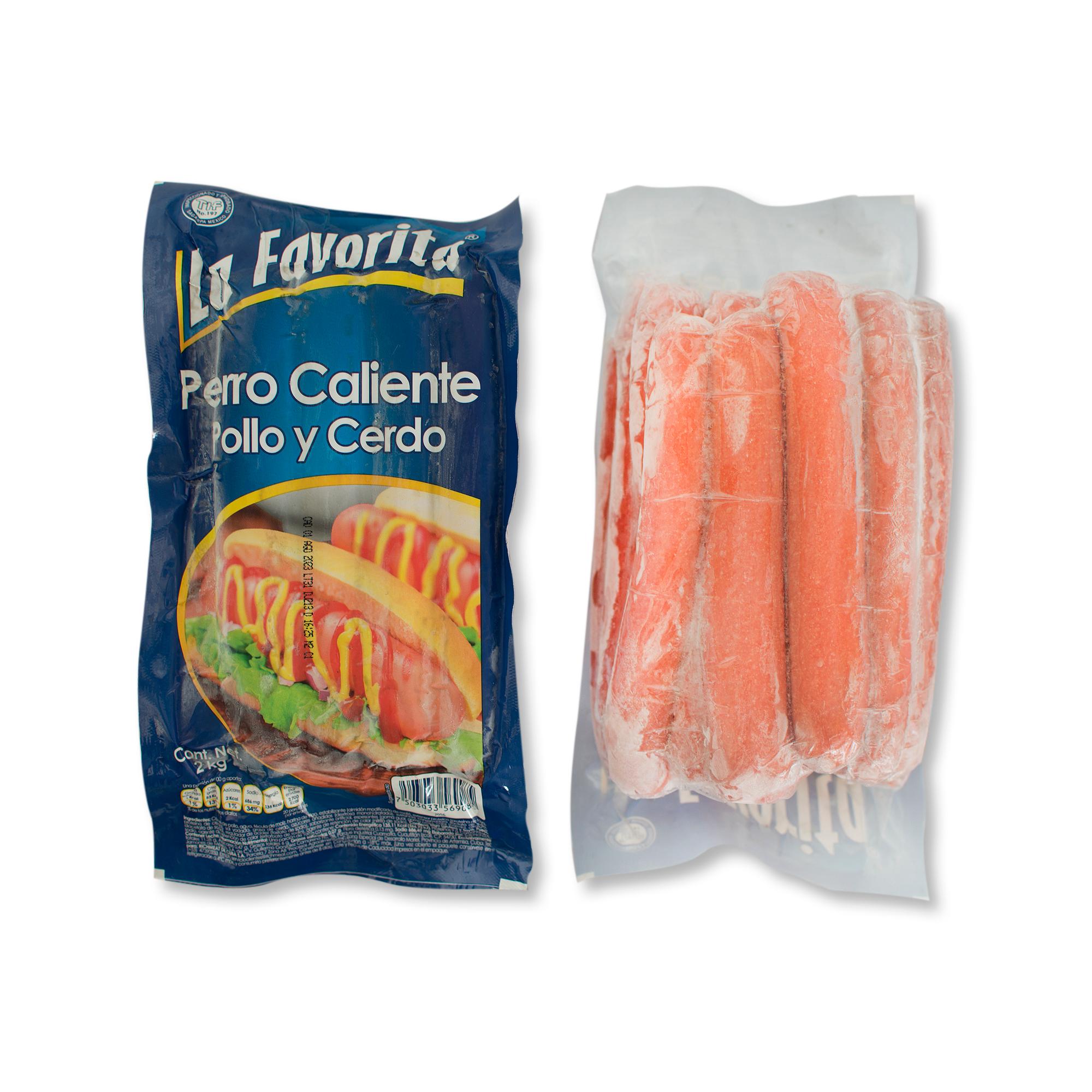 Perro Caliente Pollo  y Cerdo 2 kg