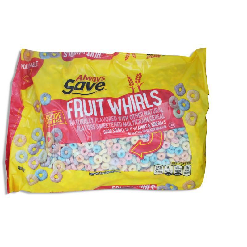 Cereal fruit whirls, 2 lb