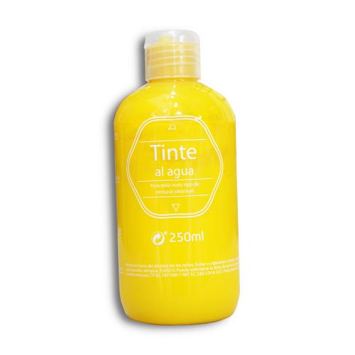 Tinte al agua, color amarillo (250 ml)