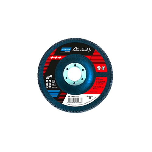 Disco de láminas, grano 80, diámetro 115 mm