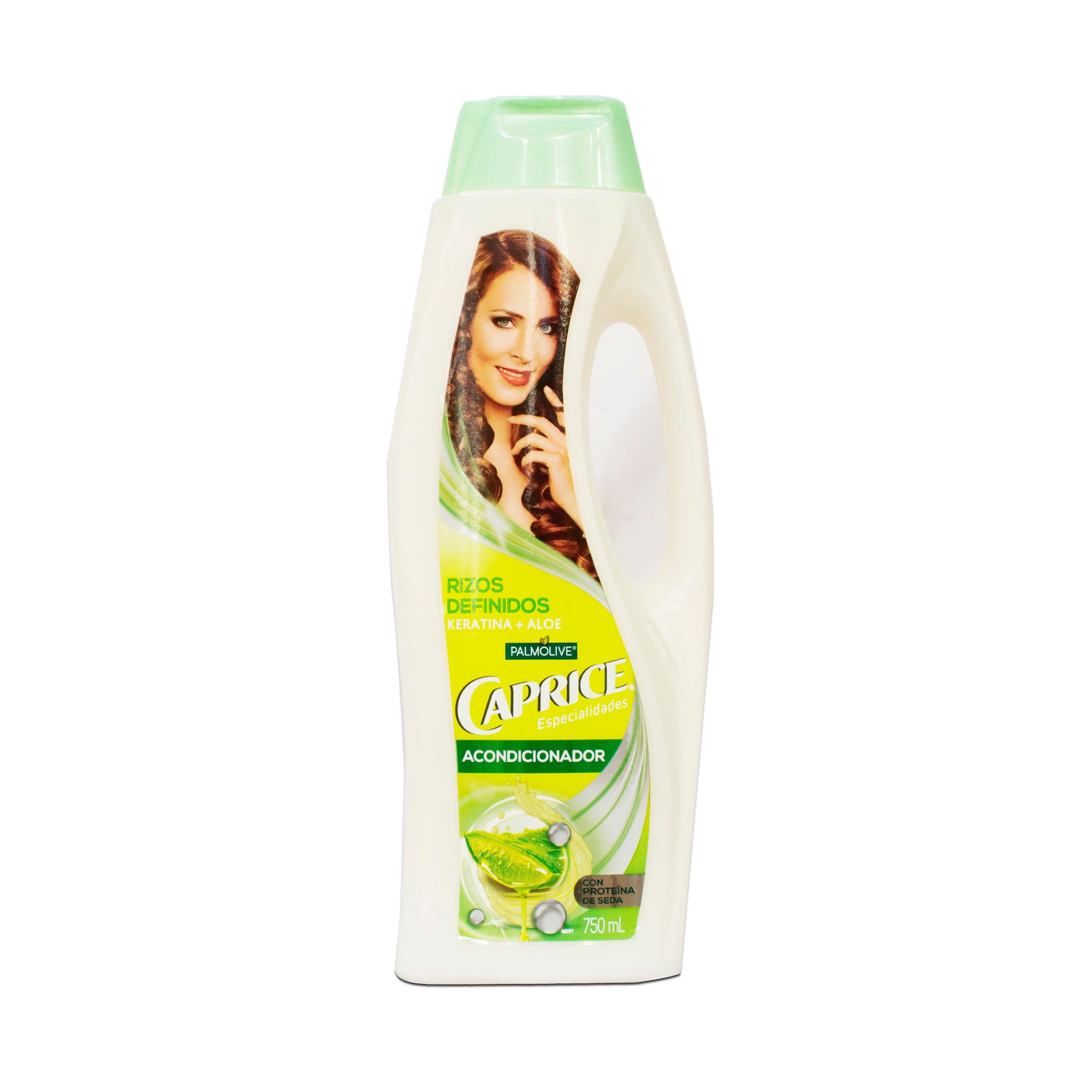 Acondicionador Palmolive para rizos definidos. Con aloe, keratina y proteína de seda. 