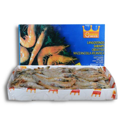 Camarón entero marino en envase de 1 Kg