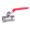 Llave de paso esférica de palanca, diámetro 1/2", H-H.