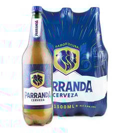 Cerveza Parranda, 1.5 L (6 unidades)