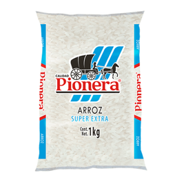 Arroz super extra "Pionera" 5% de quebrado 1kg