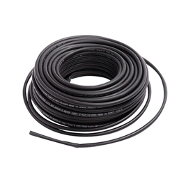 Cable eléctrico 10 AWG (6 mm2) color negro, rollo de 25 m.
