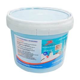 Pintura para exteriores e interiores, vinil azul, 4 L