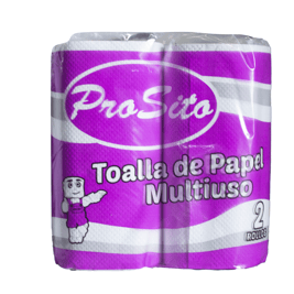 Toalla blanca de papel multiuso, 32 m
