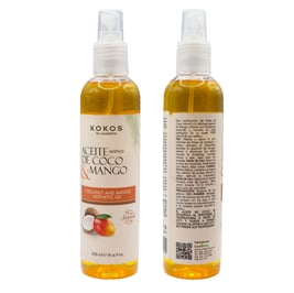 Aceite estético Coco y Mango, 8 oz
