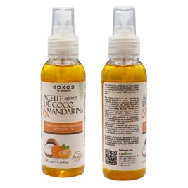 Aceite estético Coco y Mandarina, 4 oz