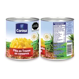 Piña en trozos  800 g.