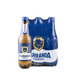 Cerveza Parranda, 500 ml (6 unidades)