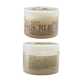 Exfoliante de azúcar, coco y orquídea, 8 oz