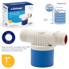 Válvula de control para nivel de agua 1" (A367-JYN25)