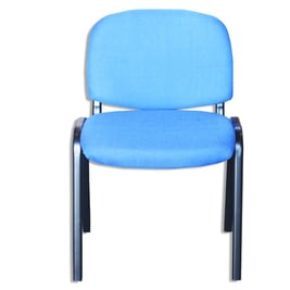 Silla fija, color azul
