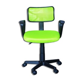 Silla giratoria, color verde
