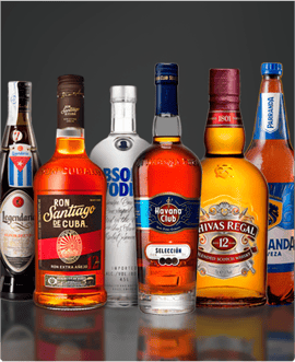 Catrgoría que agrupa varias bebidas alcoholicas