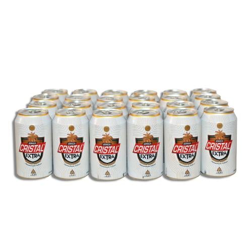 Cerveza cristal extra. 24 unidades.355 ml